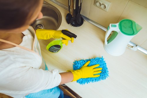 Professional fabric and carpet cleaning after a stain in Stoke Newington