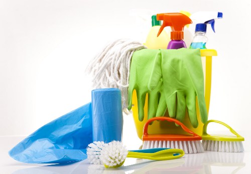 Stain removal and odour treatment for a household rug