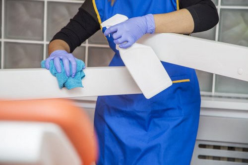 Cleaning materials and recyclable containers arranged for responsible reuse